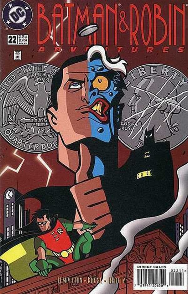 The Batman and Robin Adventures #22 cover