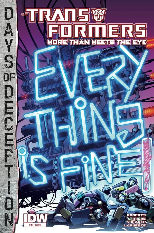 The Transformers: More Than Meets the Eye #35 cover