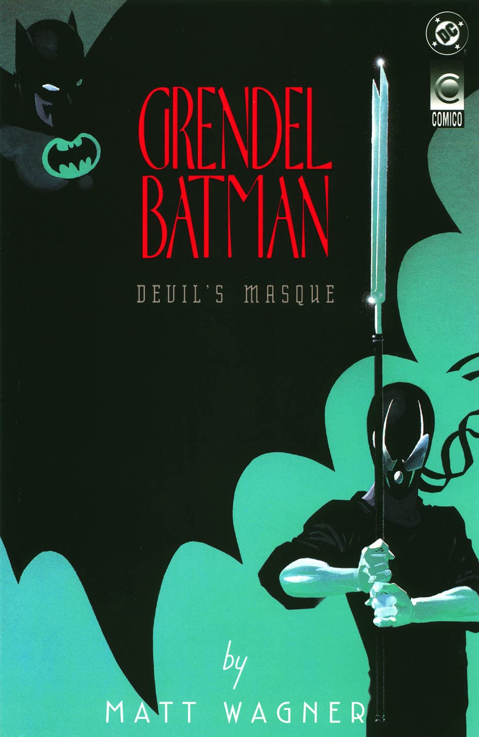 Batman / Grendel: Devil's Masque cover — © DC Comics