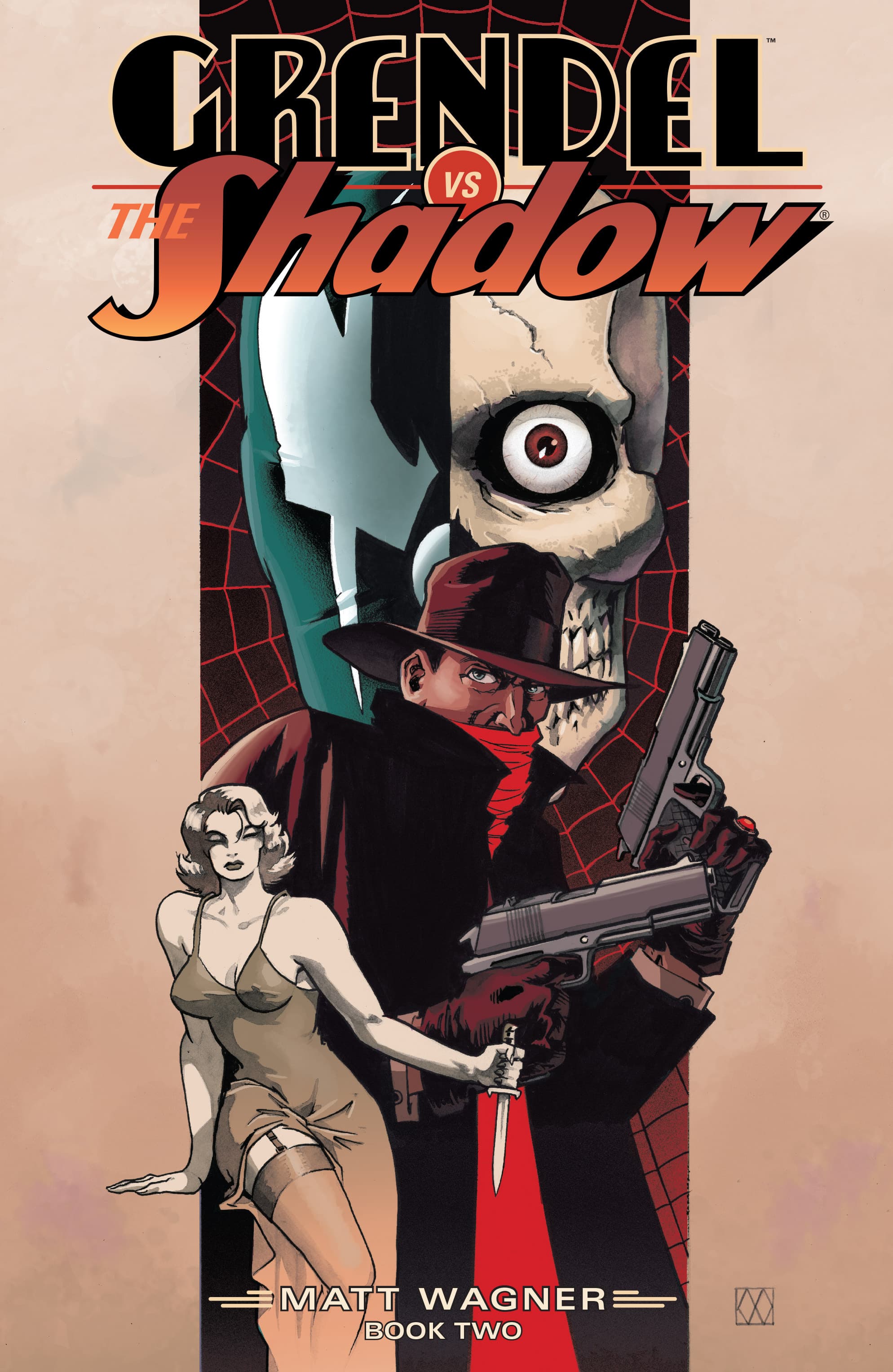 Grendel vs. the Shadow #2 cover
