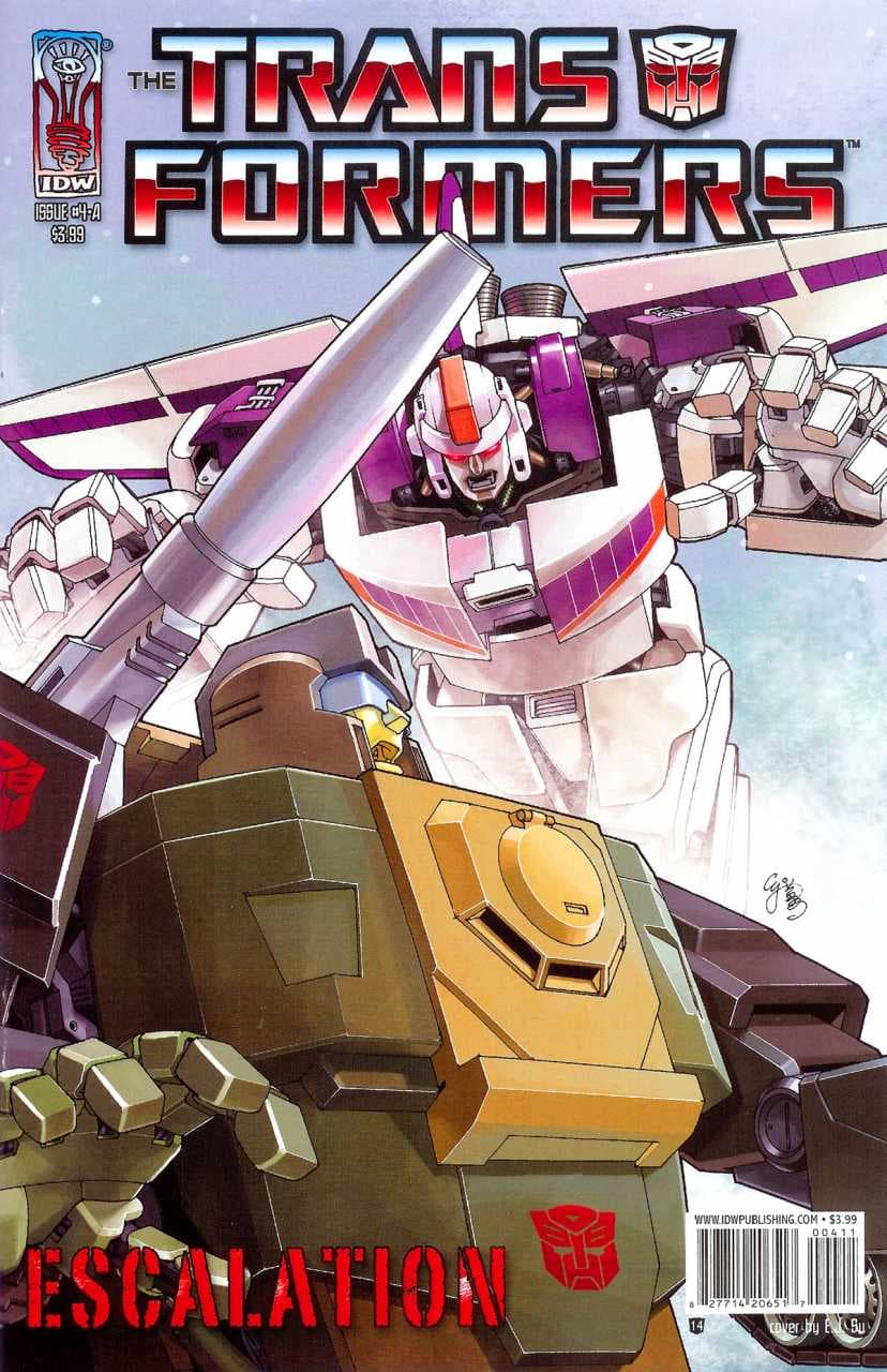 The Transformers: Escalation #4 cover