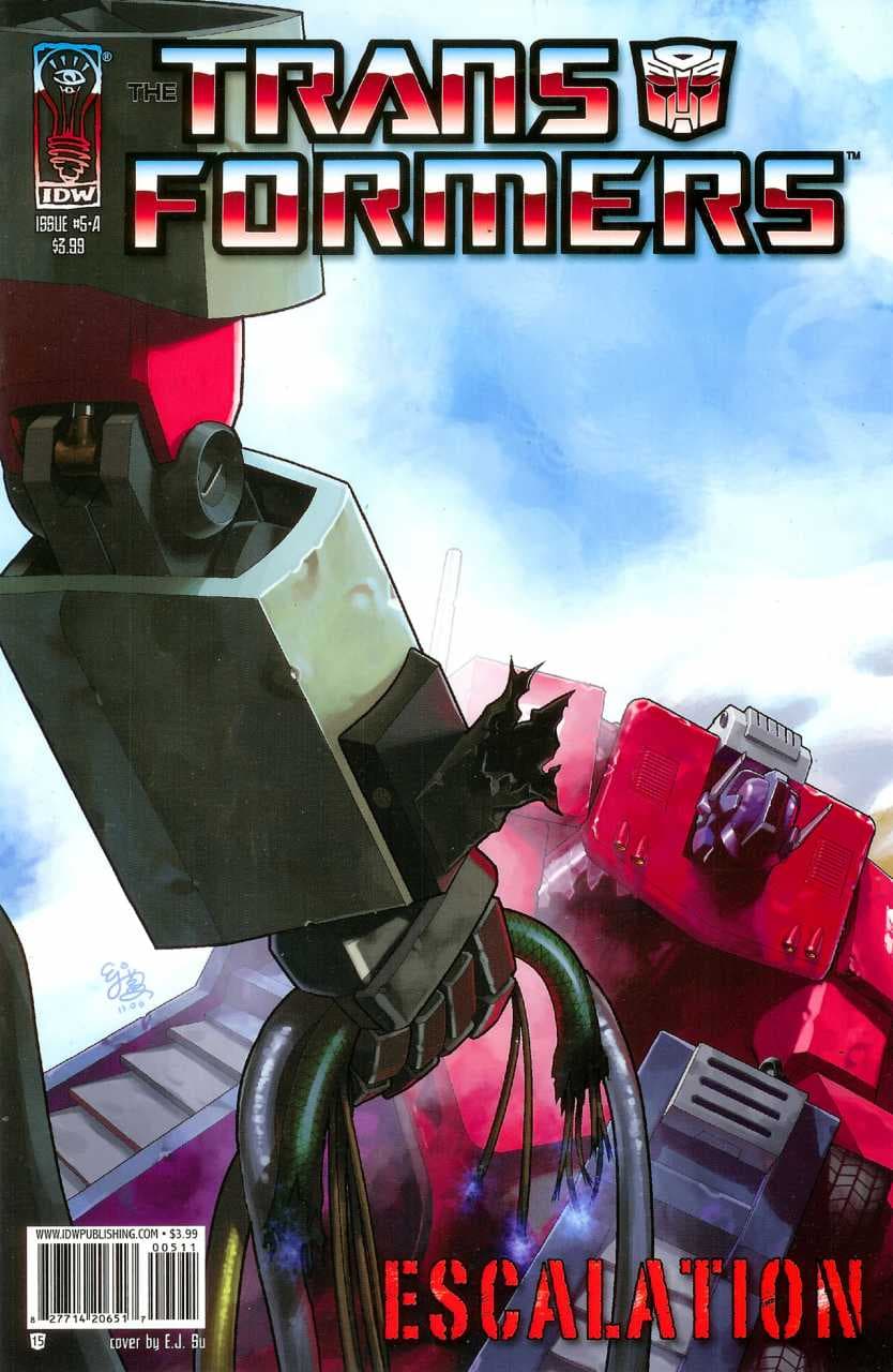 The Transformers: Escalation #5 cover