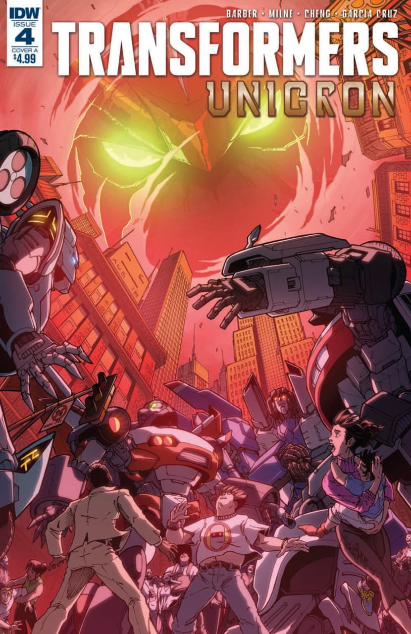 Transformers: Unicron #4 cover