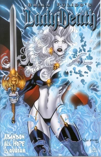 Brian Pulido's Lady Death: Abandon All Hope cover — © Avatar Press