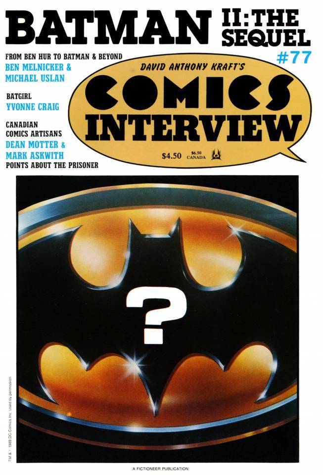 David Anthony Kraft's Comics Interview #77