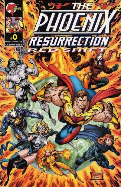 The Phoenix Resurrection Red Shift cover — © Malibu