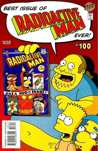 Bongo Comics Presents Radioactive Man cover — © Bongo