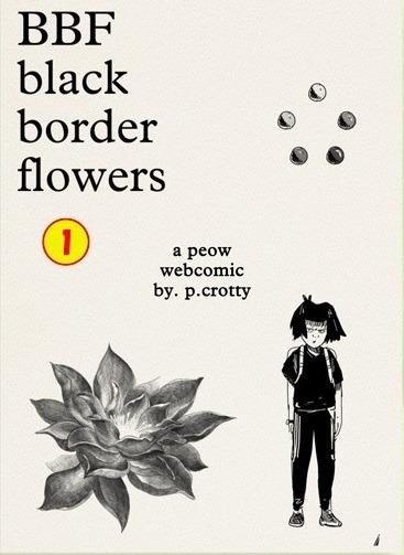 Black Border Flowers