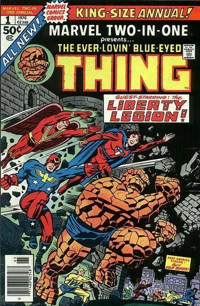 Marvel Two-in-One Annual #1 cover