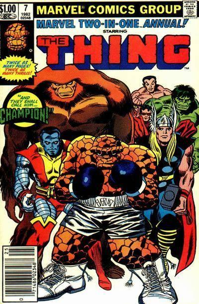 Marvel Two-in-One Annual #7 cover
