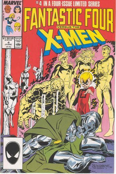 Fantastic Four vs. X-Men #4 cover