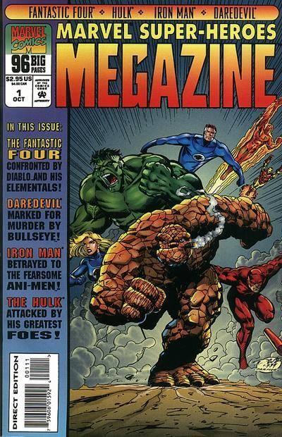 Marvel Super-Heroes Megazine cover — © Marvel