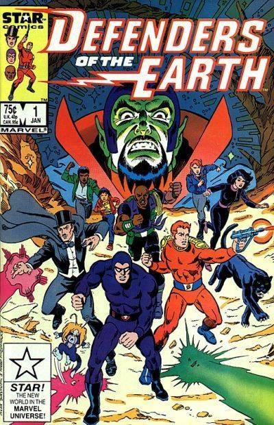Defenders of the Earth cover — © Marvel