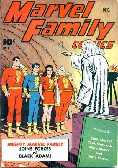 The Marvel Family cover — © Fawcett Publications