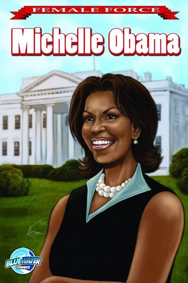 Female Force: Michelle Obama cover — © TidalWave Productions