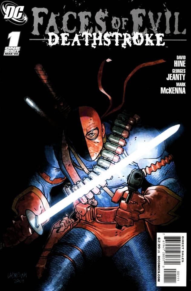 Faces of Evil: Deathstroke cover — © DC Comics