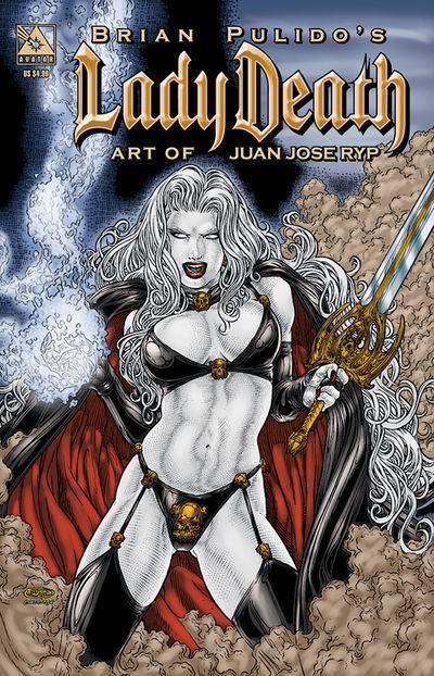 Brian Pulido's Lady Death: Art of Juan Jose Ryp cover — © Avatar Press