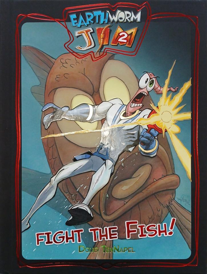 Earthworm Jim 2: Fight The Fish cover — © self published
