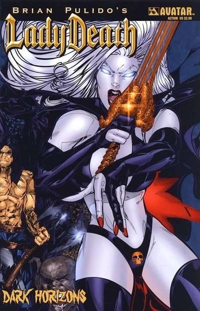 Brian Pulido's Lady Death: Dark Horizons cover — © Avatar Press