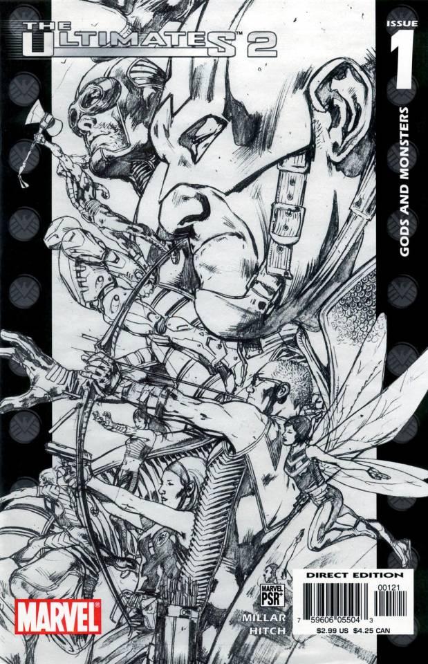 Ultimates 2 (Variant Sketch Edition) cover — © Marvel