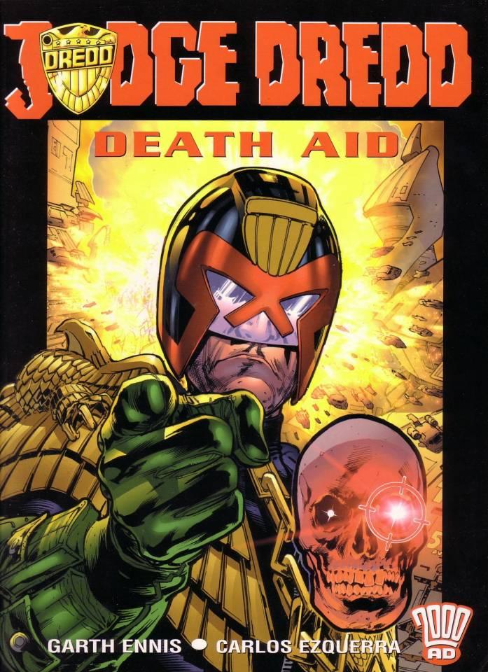 Judge Dredd: Death Aid cover — © Titan Comics