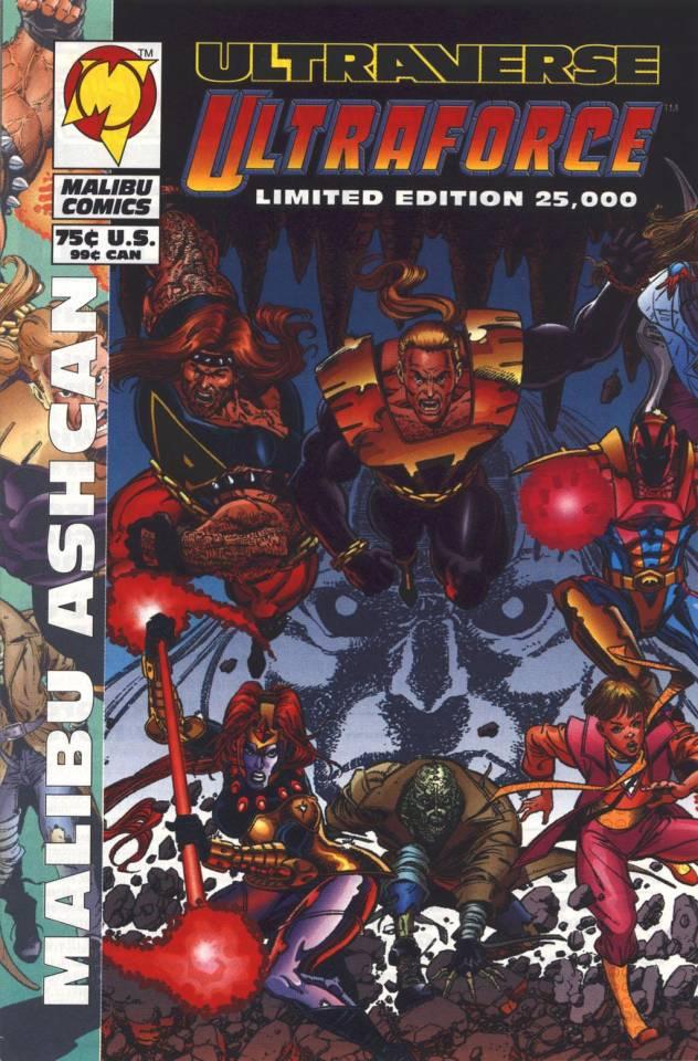 Malibu Ashcan: UltraForce cover — © Malibu
