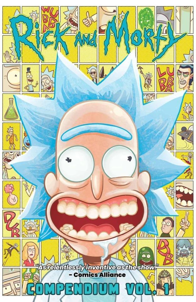 Rick and Morty Compendium cover — © Oni Press
