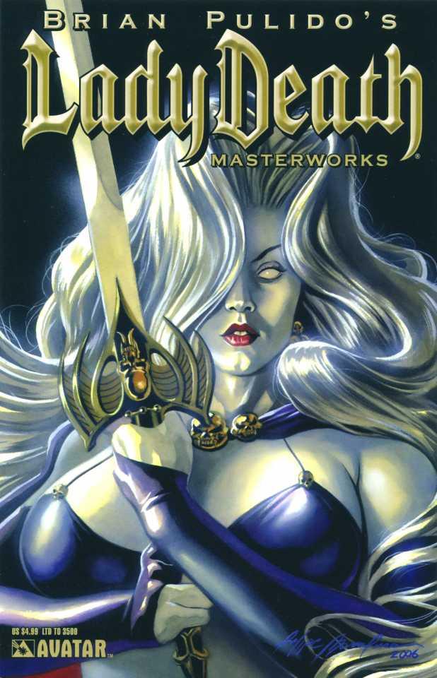 Brian Pulido's Lady Death: Masterworks cover — © Avatar Press