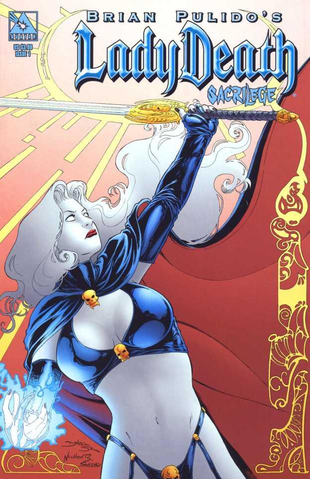 Brian Pulido's Lady Death: Sacrilege cover — © Avatar Press