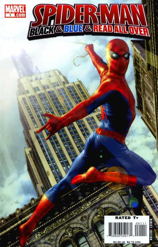 Spider-Man Black & Blue & Read All Over