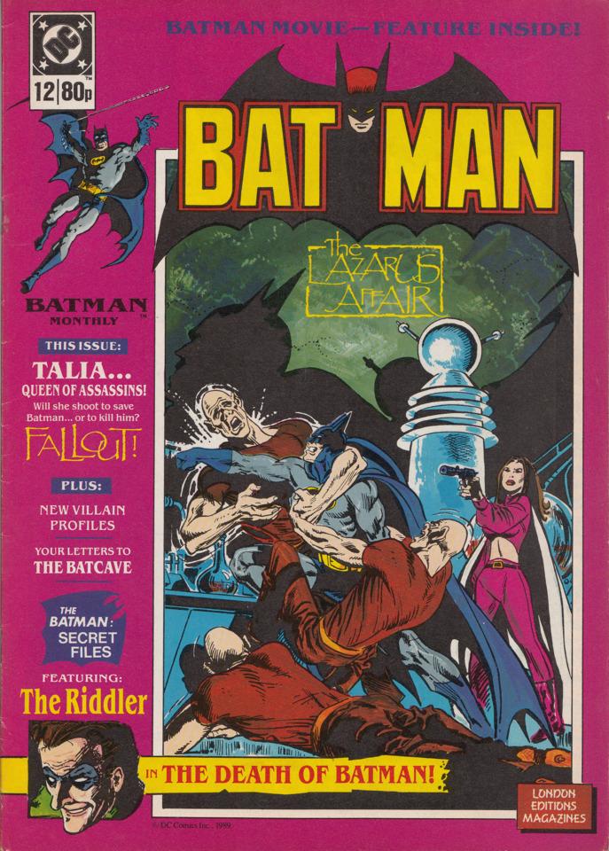 Batman Monthly 12