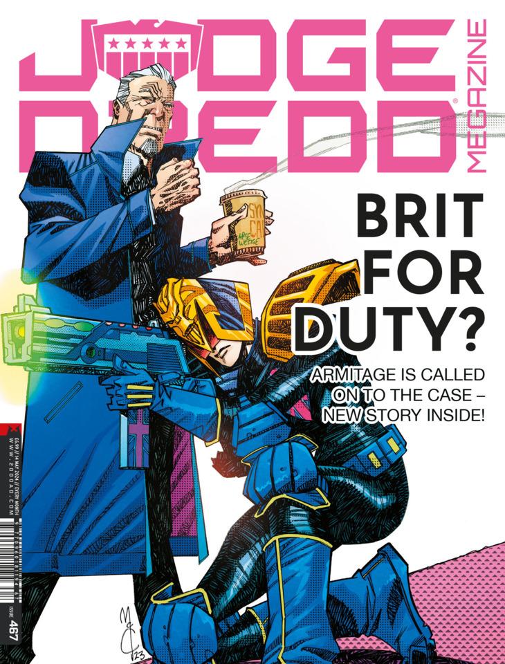 Judge Dredd Megazine #467 cover