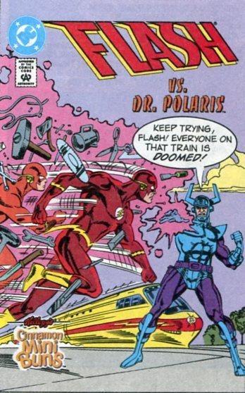 Flash vs. Dr. Polaris cover — © DC Comics