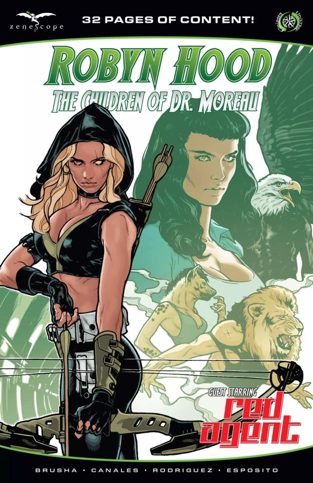 Robyn Hood: The Children of Dr. Moreau cover — © Zenescope Entertainment