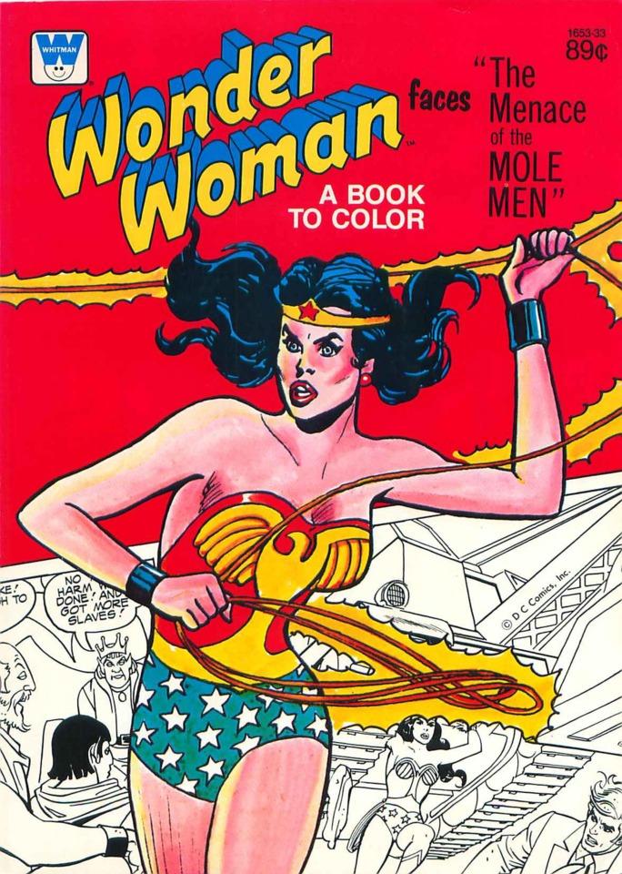 Wonder Woman Faces the Menace of the Mole Men #1