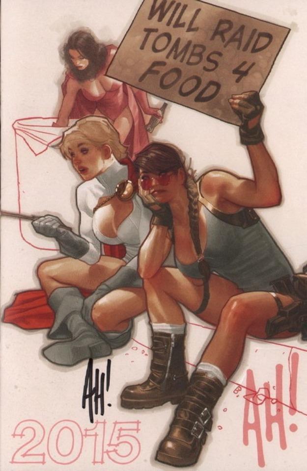 Adam Hughes Convention Sketchbooks 2015