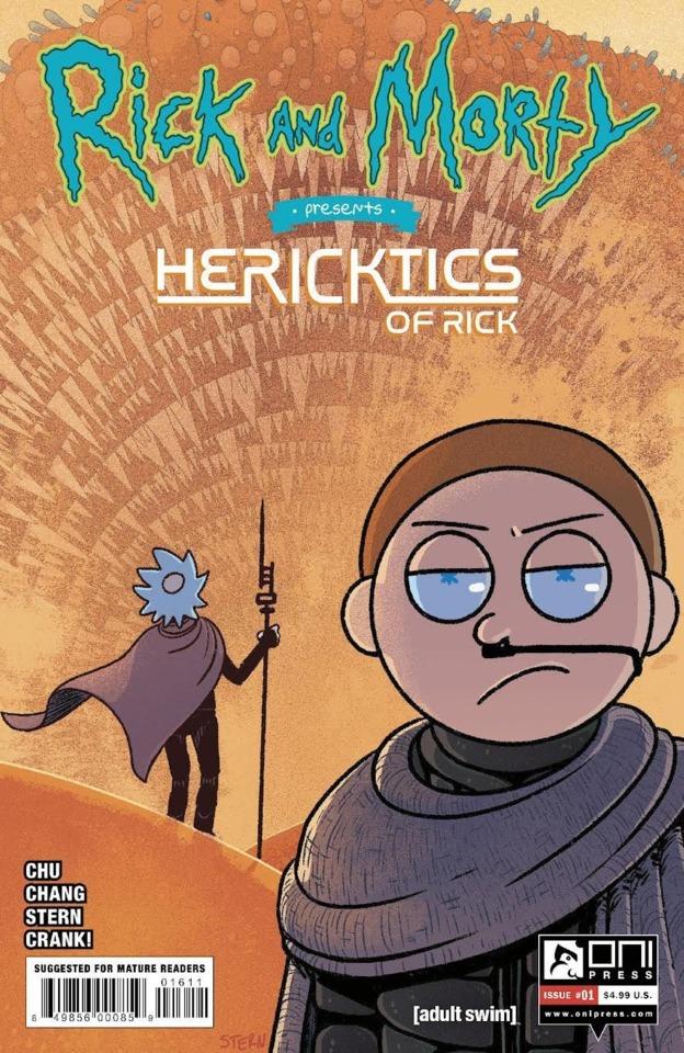 Rick and Morty Presents: HeRICKtics of Rick cover — © Oni Press