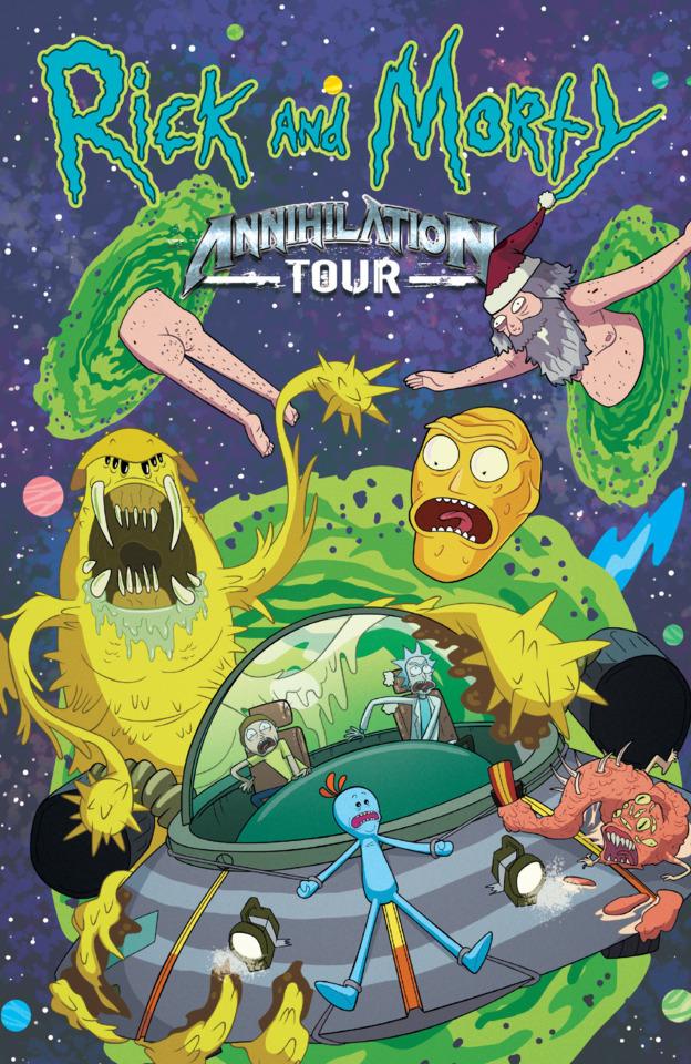 Rick and Morty: Annihilation Tour cover — © Oni Press
