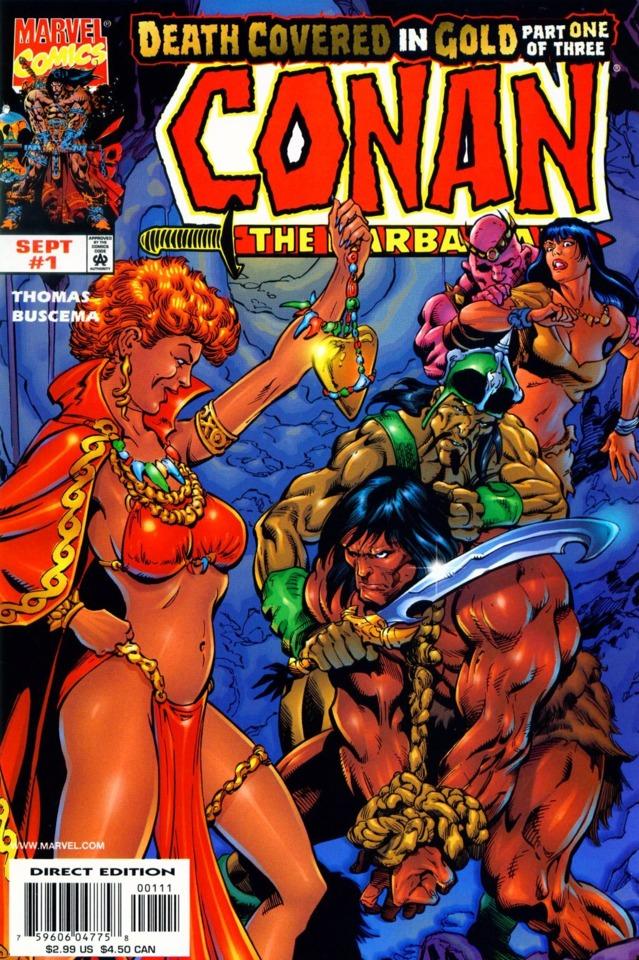 Conan: Death Covered in Gold cover — © Marvel