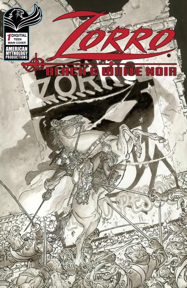 Zorro Black & White Noir