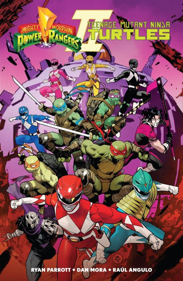 Mighty Morphin Power Rangers/Teenage Mutant Ninja Turtles II cover — © Boom! Studios
