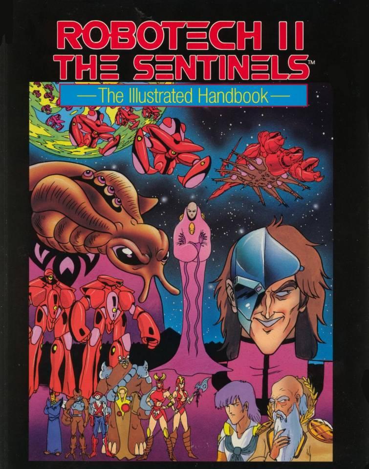 Robotech II: The Sentinels - Illustrated Handbook cover — © Malibu