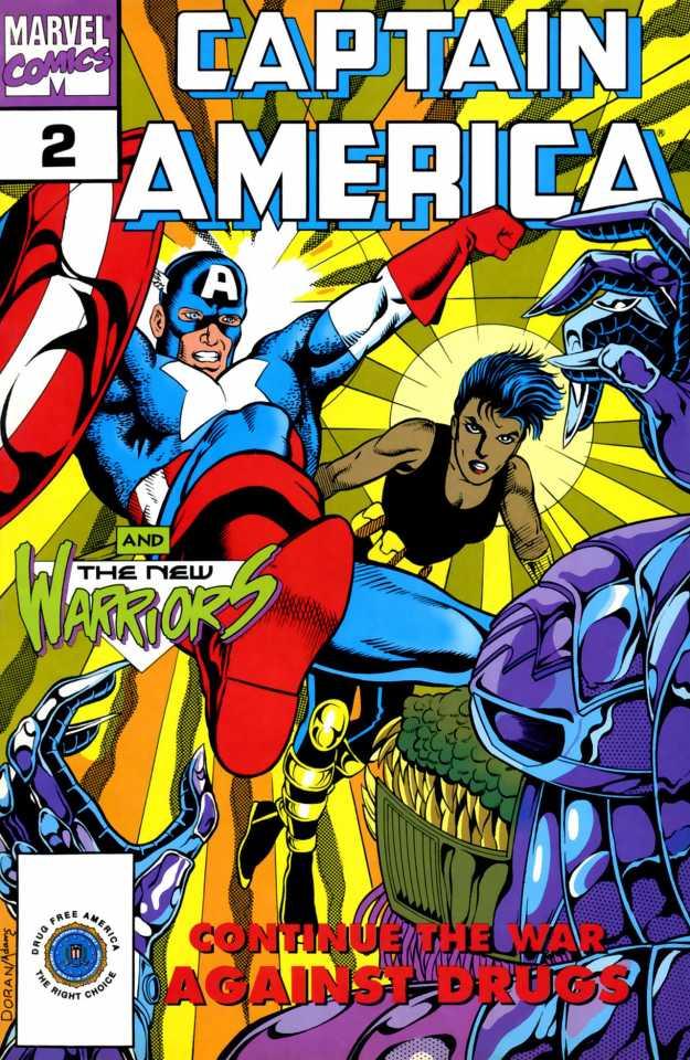 Captain America Goes to War Against Drugs #2