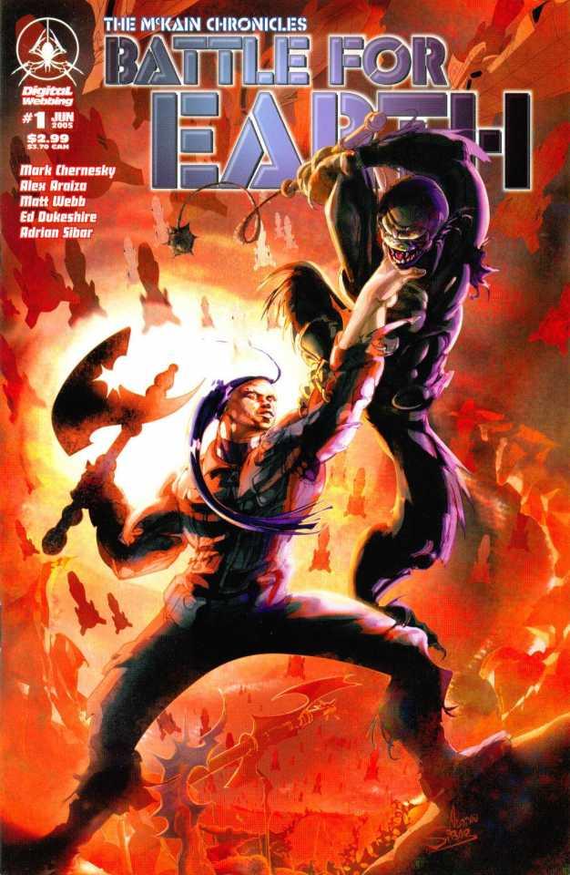 The McKain Chronicles: Battle for Earth cover — © Digital Webbing