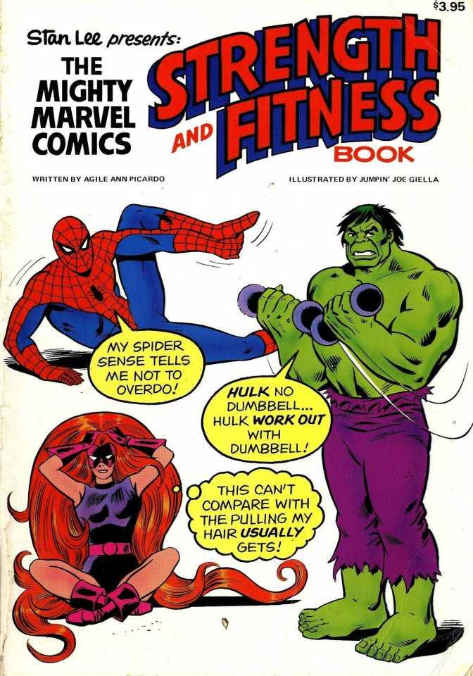 Mighty Marvel Comics Strength and Fitness Book