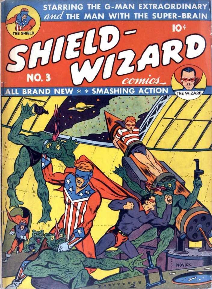 Shield-Wizard Comics #3