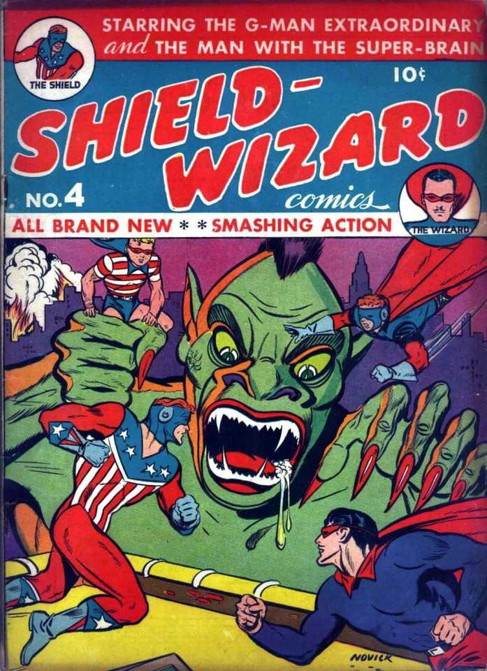 Shield-Wizard Comics #4