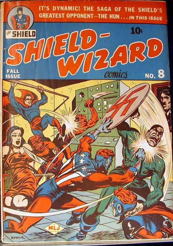 Shield-Wizard Comics #8