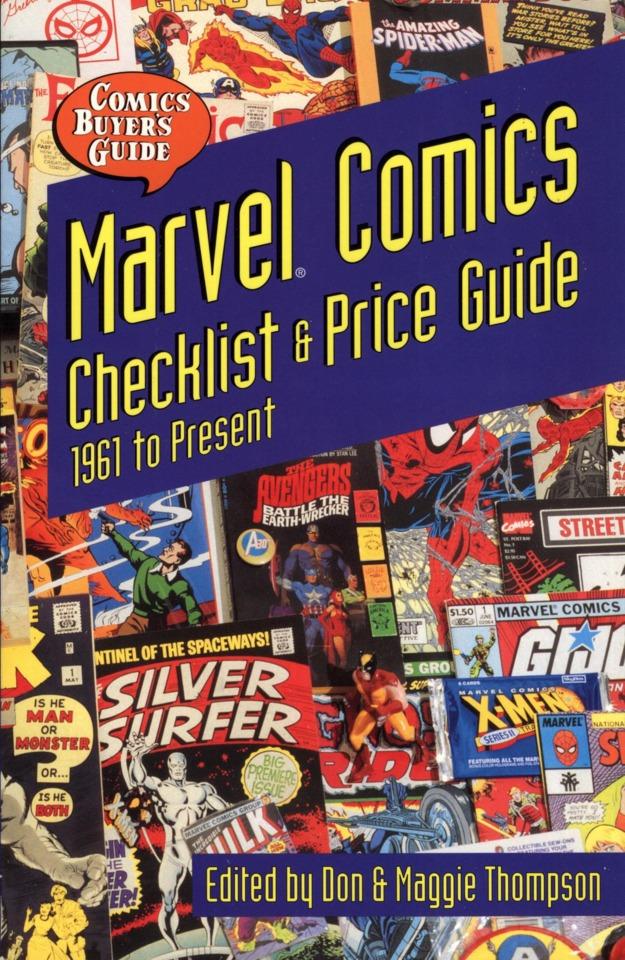CBG Marvel Comics Checklist and Price Guide 1961-Present cover — © Krause Publications