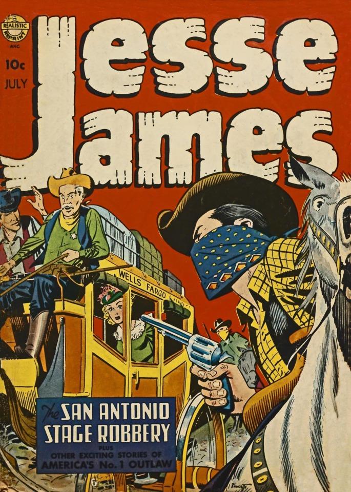 Jesse James cover — © Avon